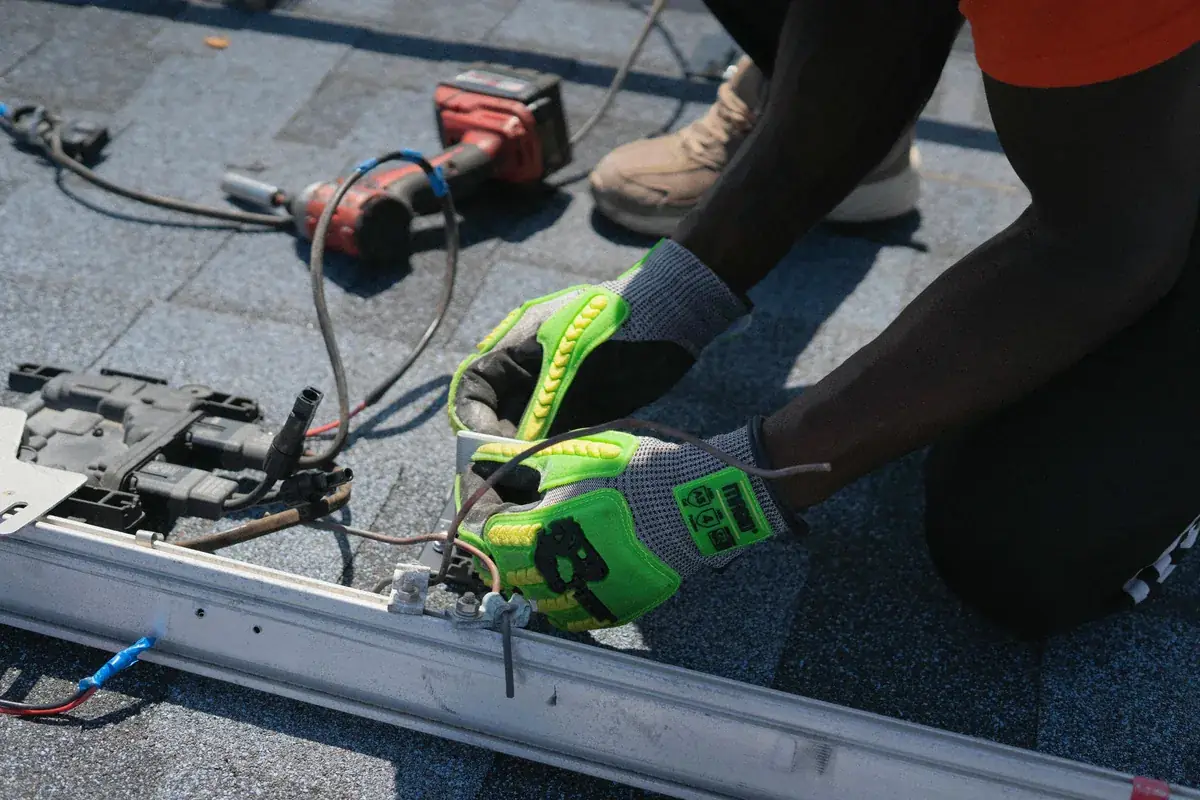 IWD Miami estimator performing on-site assessment for tesla wall connector installation project