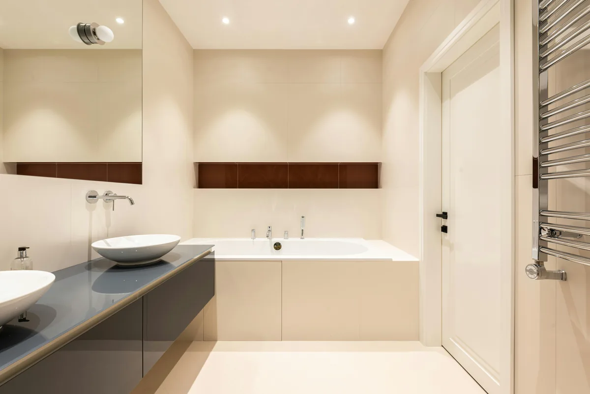 South Florida home in winter with tankless water heater system installed and operating reliably