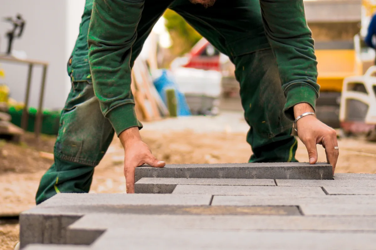 Licensed Florida contractor performing patio construction