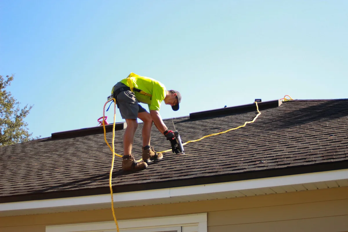 IWD Miami estimator performing on-site assessment for gutter repair project
