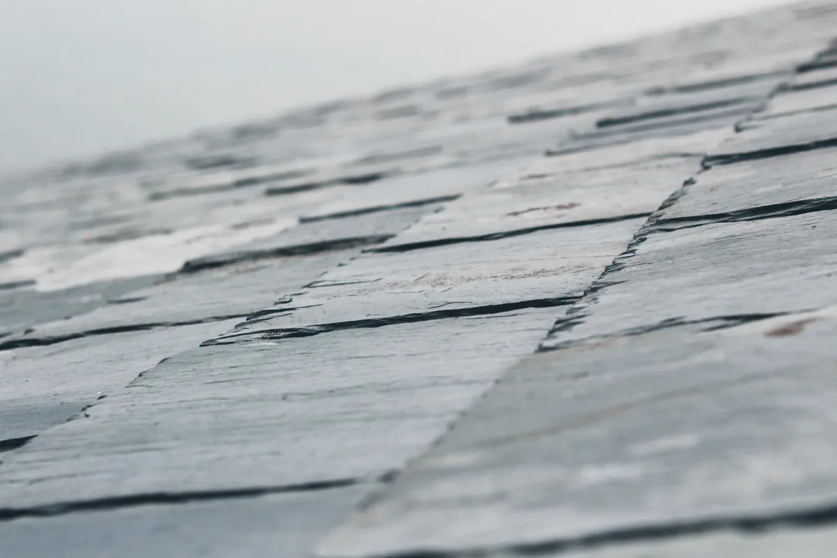 Roofer installing architectural shingles on a Florida home